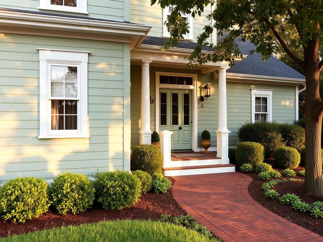 Sage Green Cottage Repaint